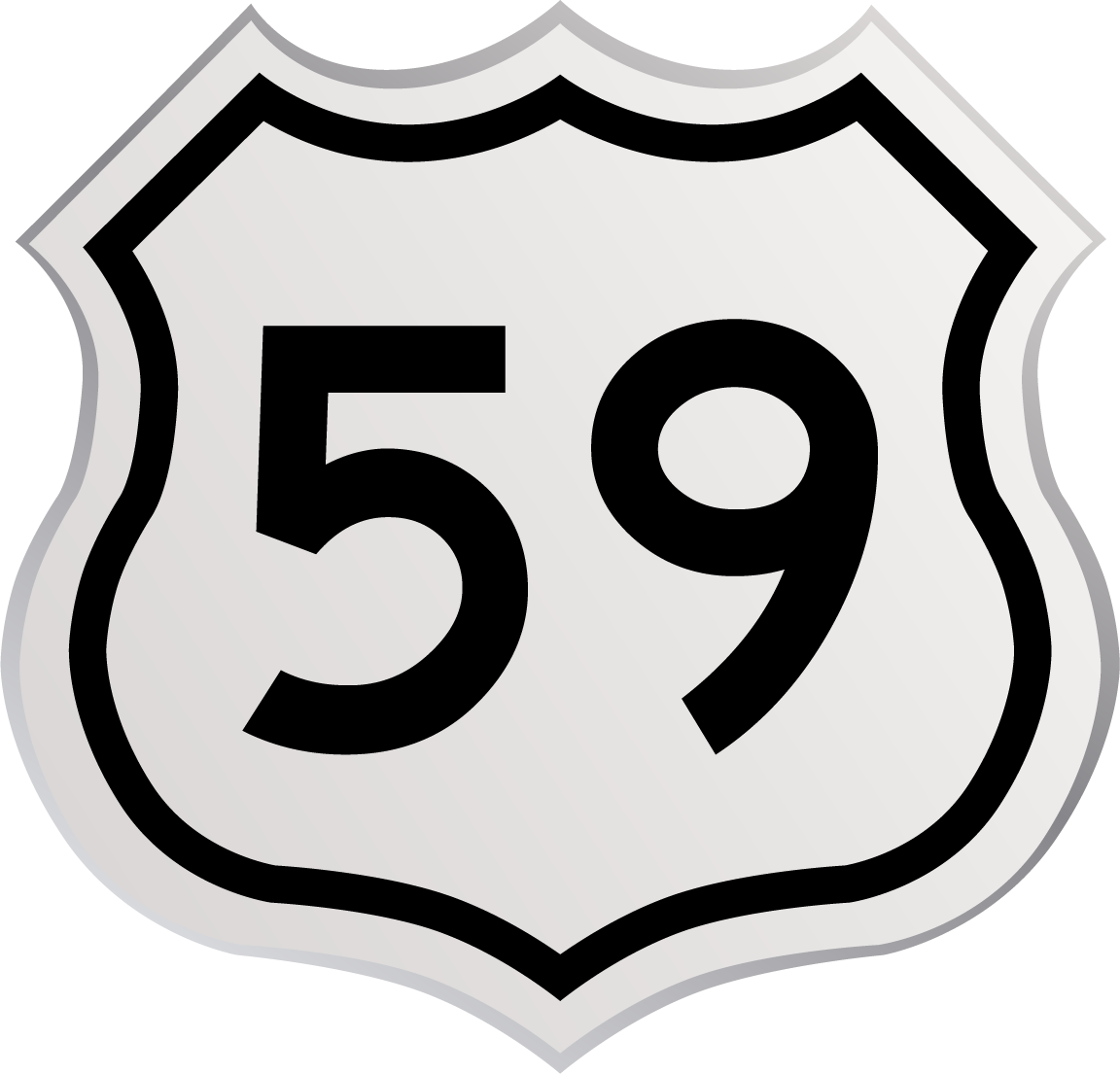 us 59 route sign